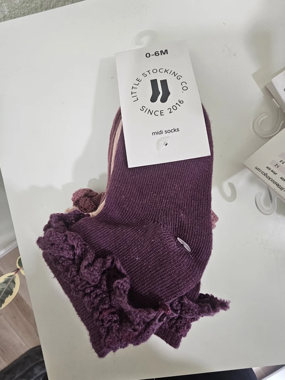 Kids Ruffle Midi Socks - (0-6M) 6 Packs Of 3 Each, Brand New